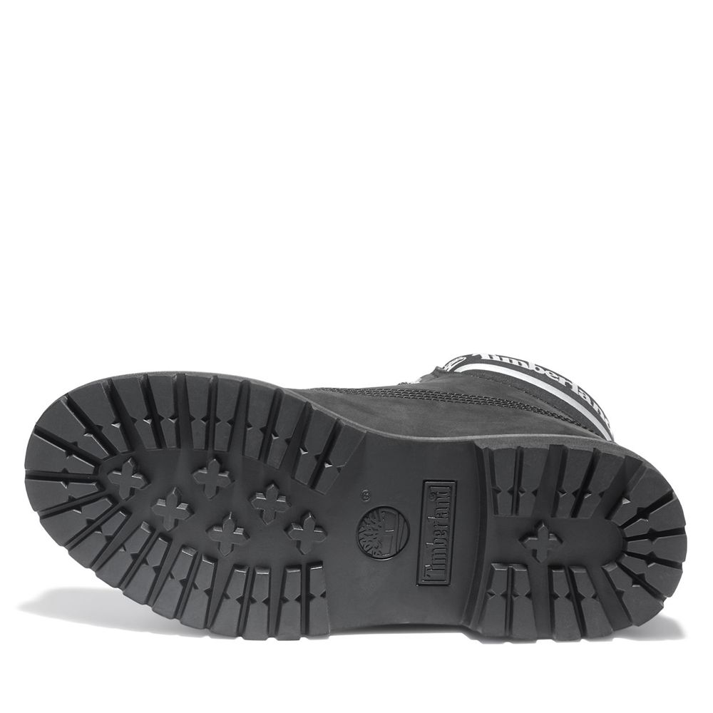 Botas Feminino - Timberland 6-Inch Premium Impermeavel - PKSDU2390 - Pretas/Branco